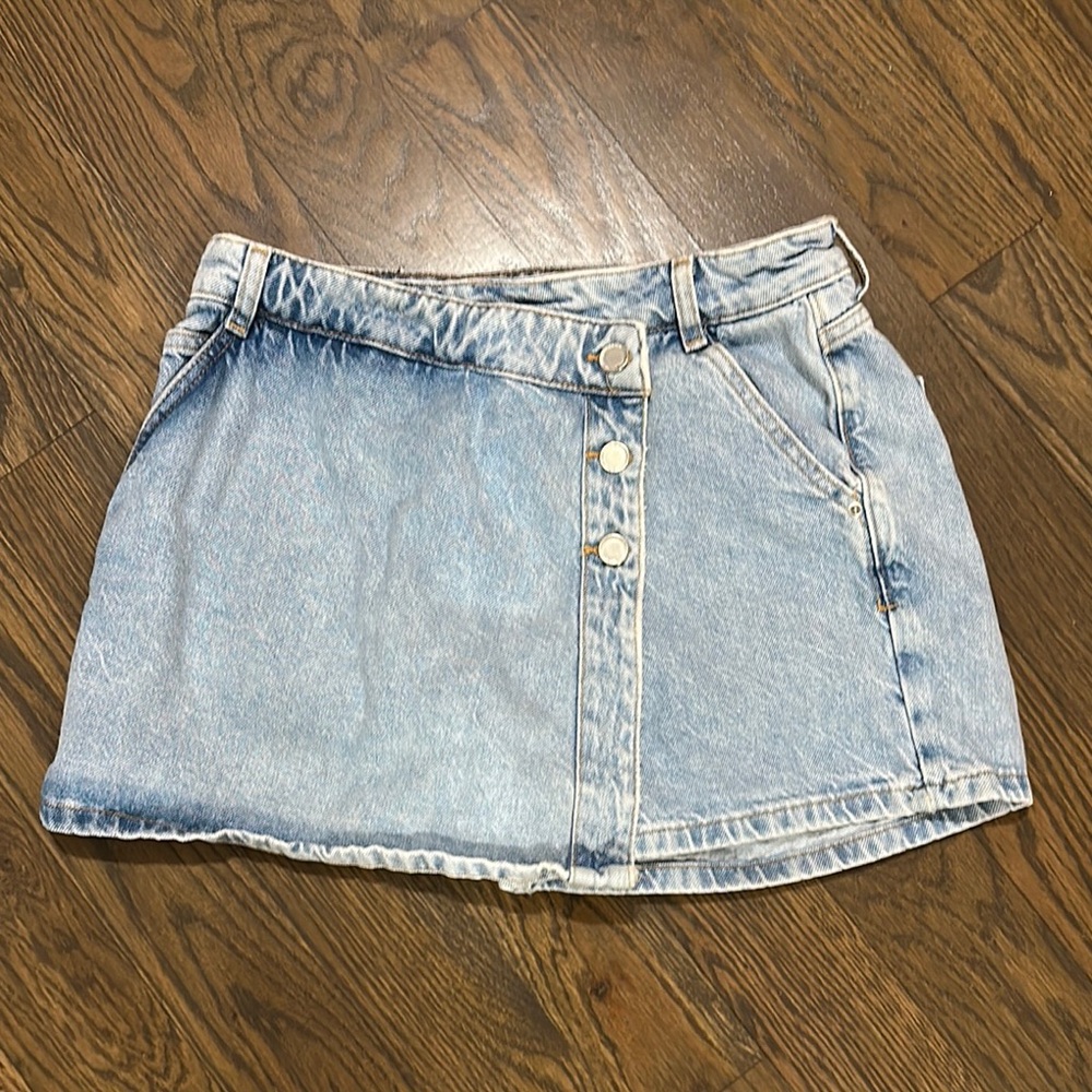 Zara Denim Mini Skort size M